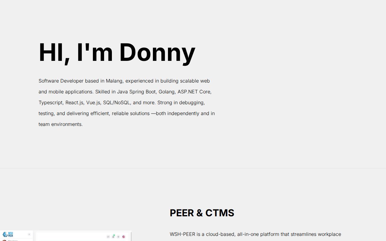 Portfolio Donny K